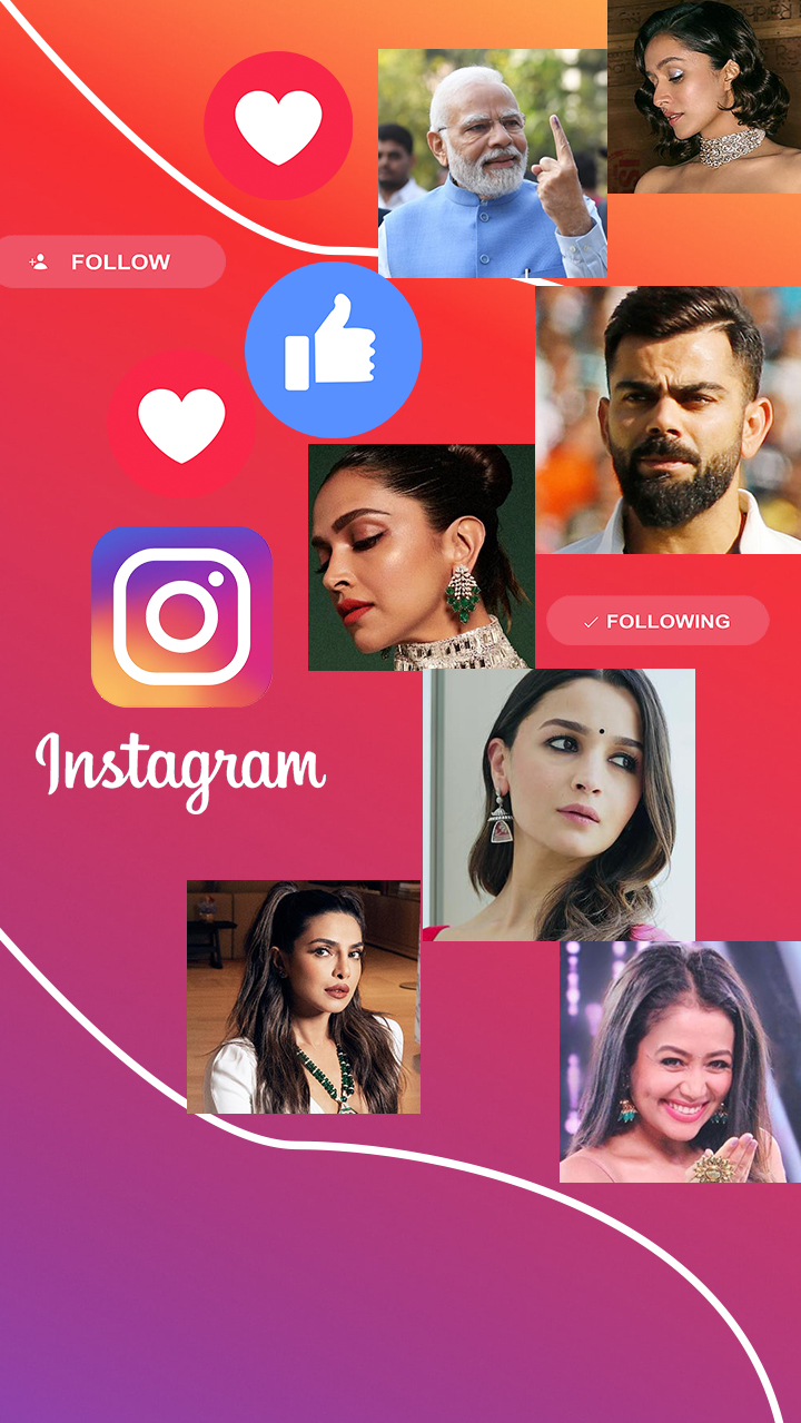 Most Followed on Instagram in India