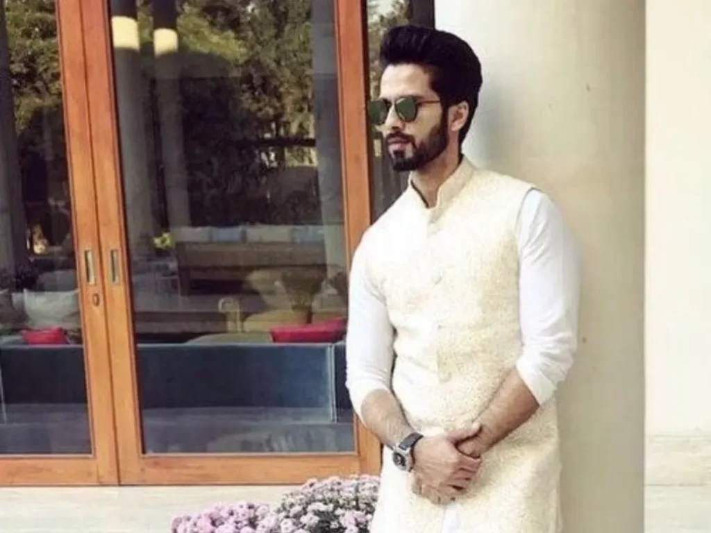 3. Shahid Kapoor’s Classic White Kurta Set