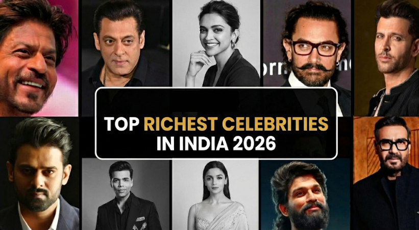 Top Richest Celebrities in India 2026