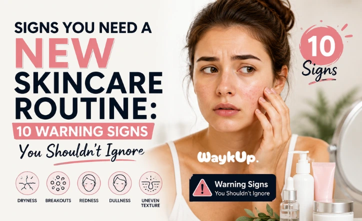 skincare routine signs